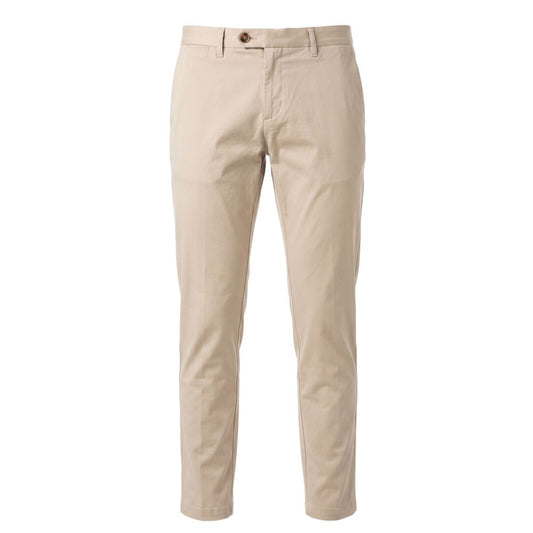 Trussardi Jeans Beige Cotton Men Pants