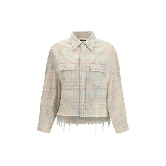 R13 Beige Cotton Shirt