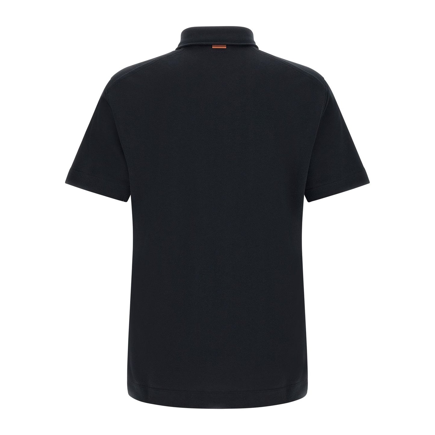 ZEGNA Blue Cotton Polo Shirt