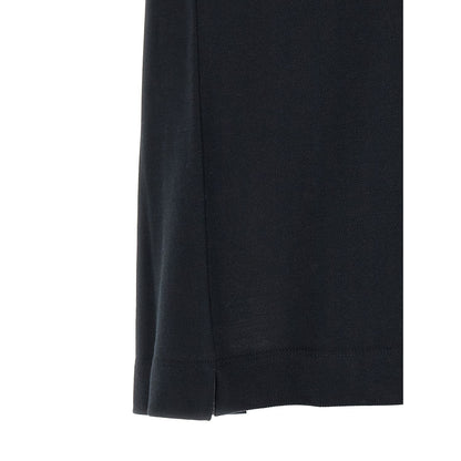 ZEGNA Blue Cotton Polo Shirt