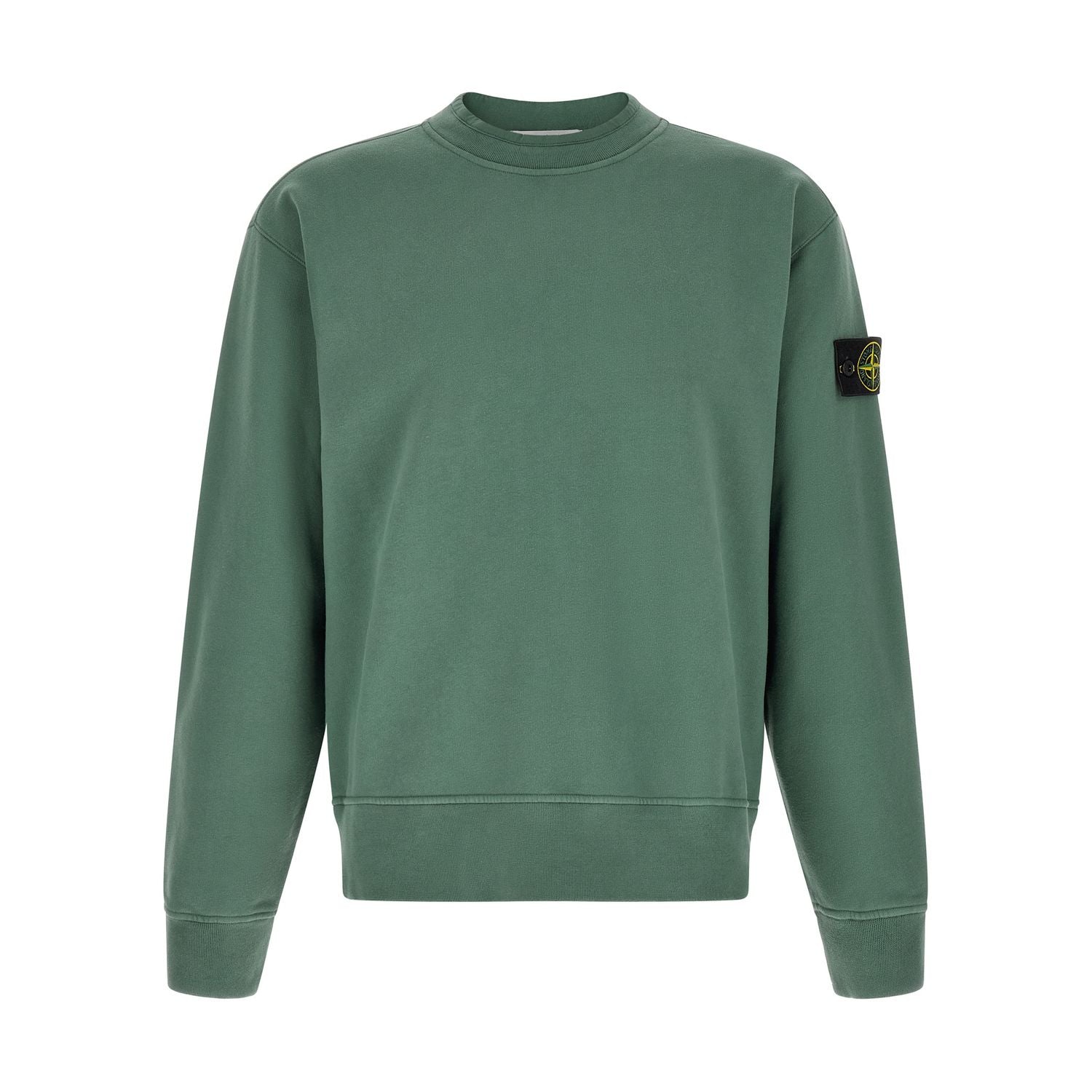 Stone Island Bicolor Cotton Sweatshirt