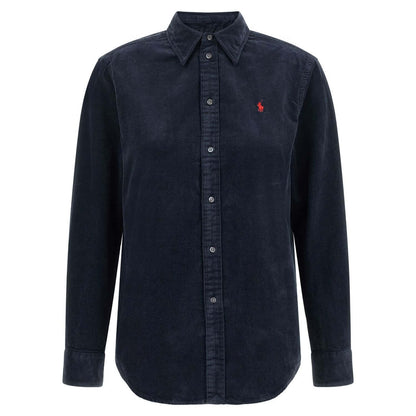 Polo Ralph Lauren Blue Cotton Blouse