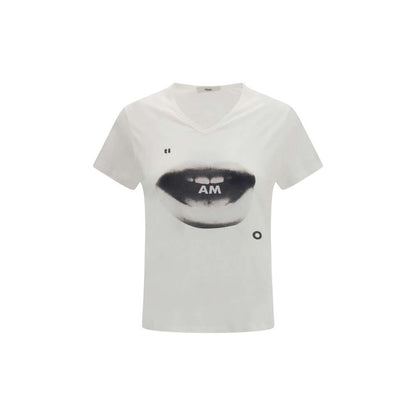 Fendi White Cotton T-Shirt