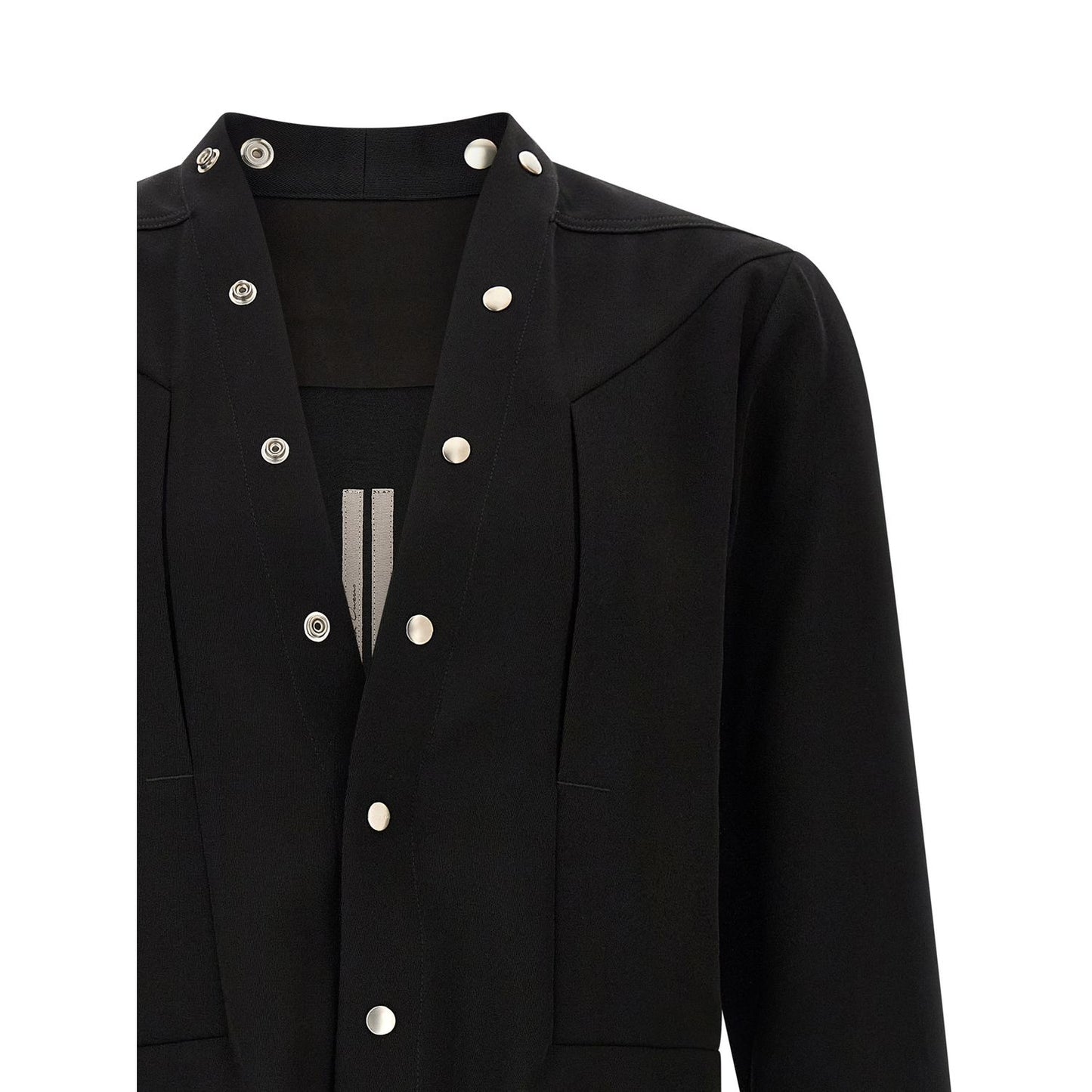 Rick Owens Black Cotton Blouse