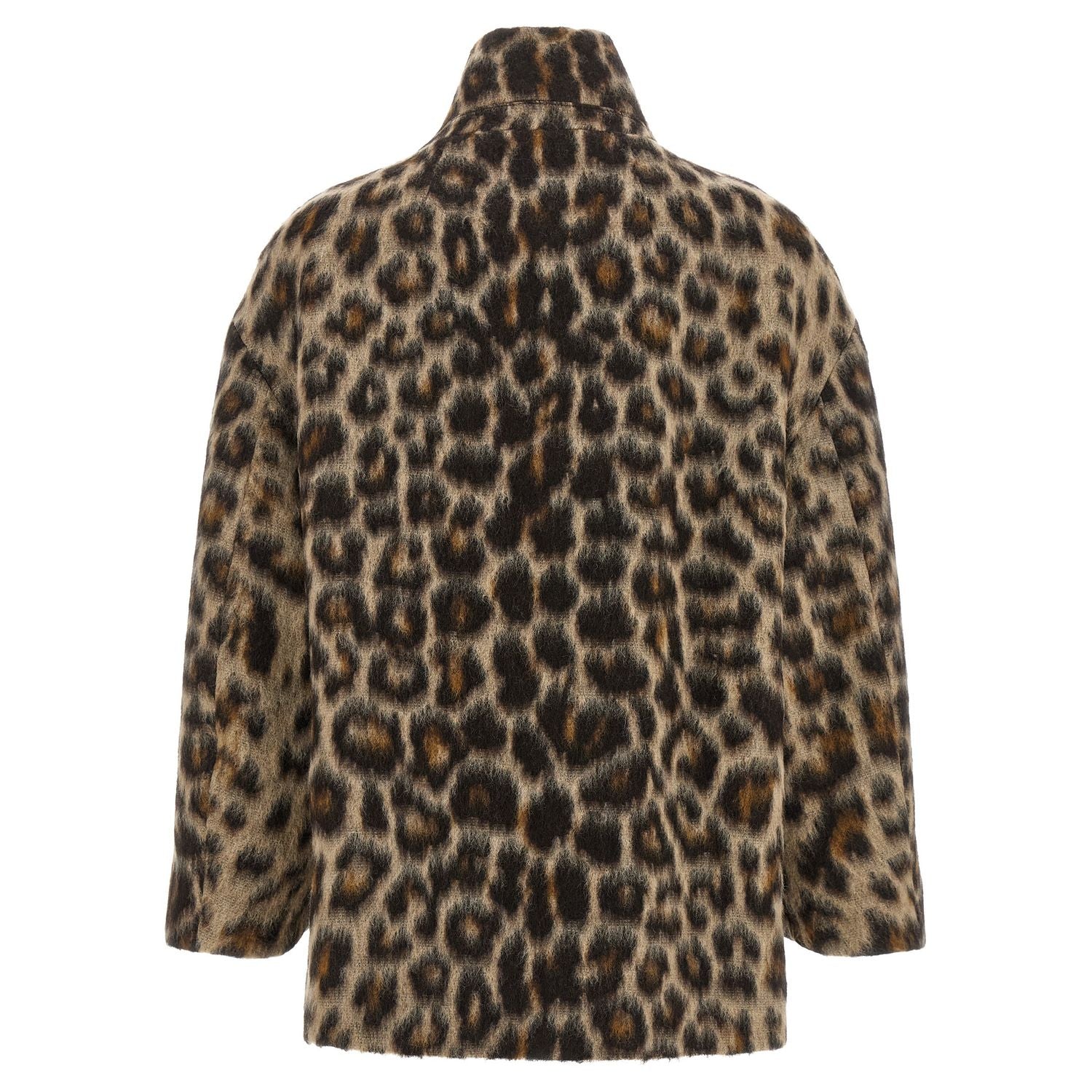 Alberto Biani Beige Wool Coat
