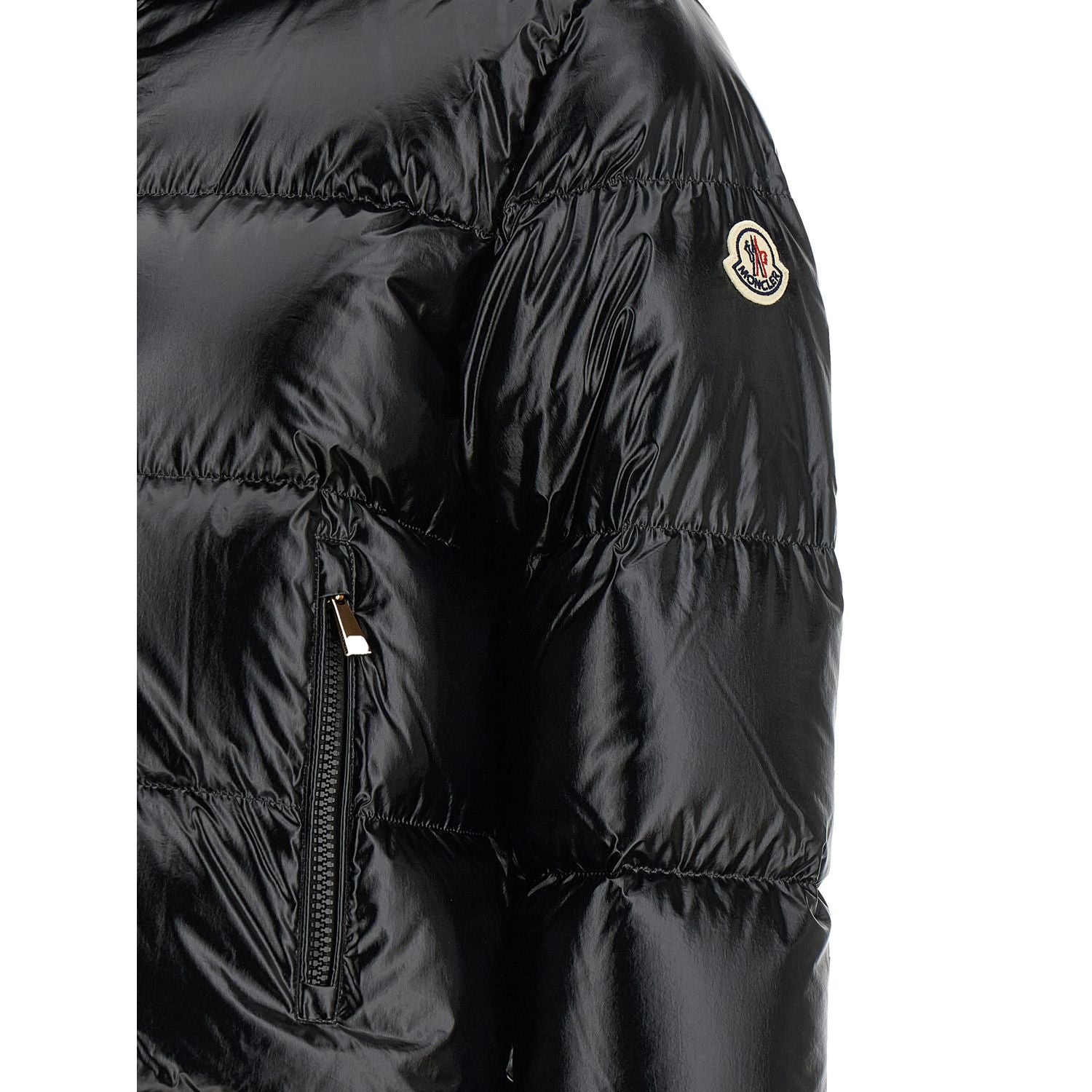 Moncler Black Polyamide Full-Length Jacket