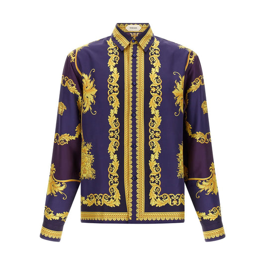 Versace Multicolor Silk Blouse