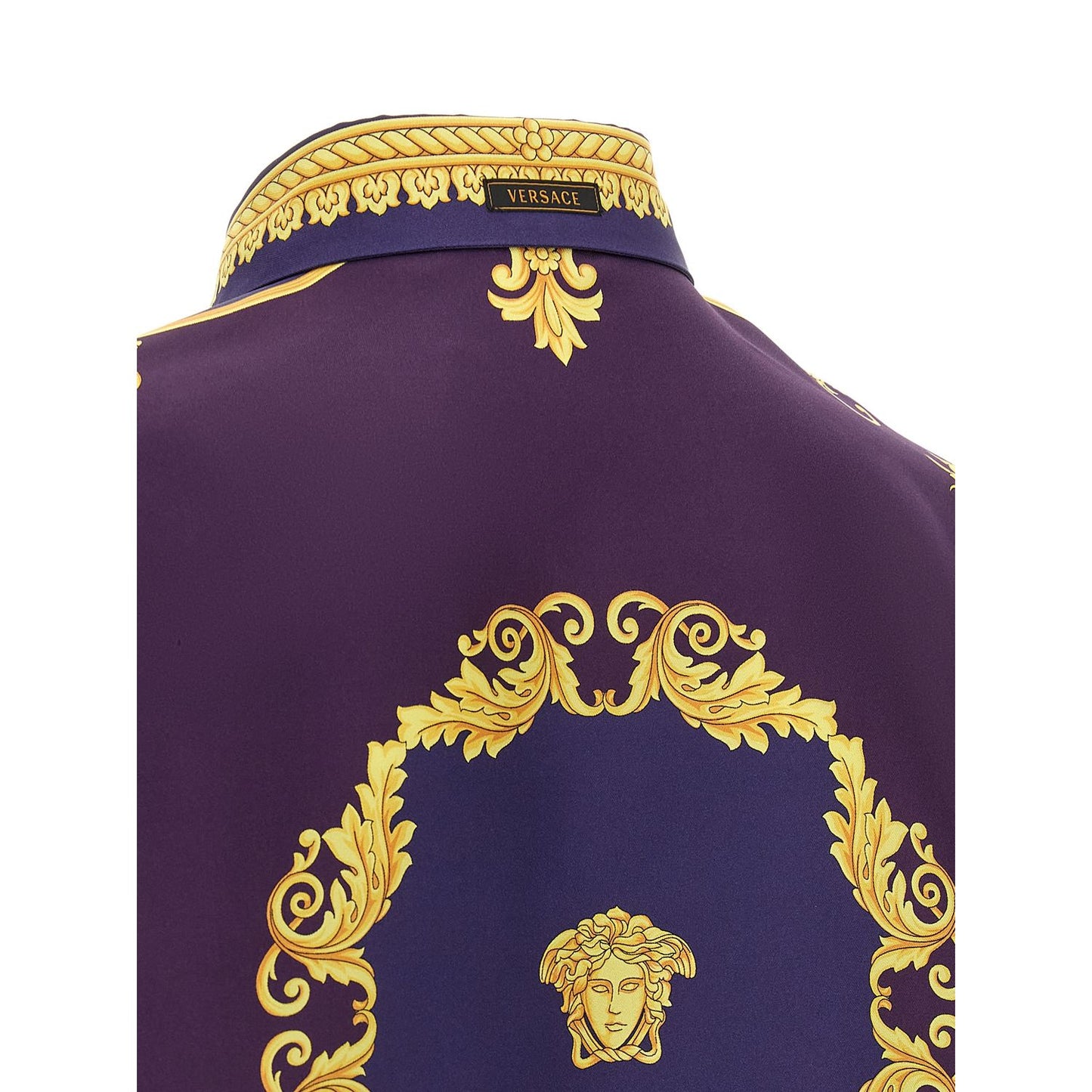 Versace Multicolor Silk Blouse