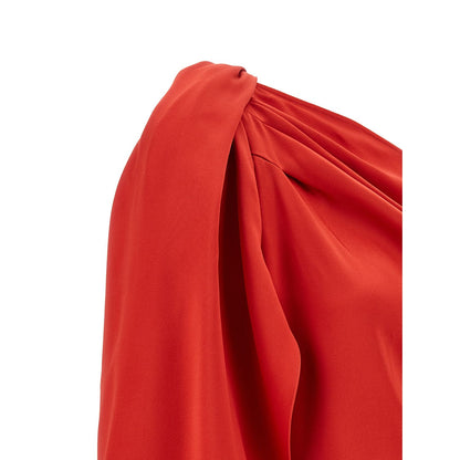 Stella McCartney Red Acetate Short Dress