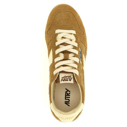 Autry Brown Cowhide Athletic Sneakers