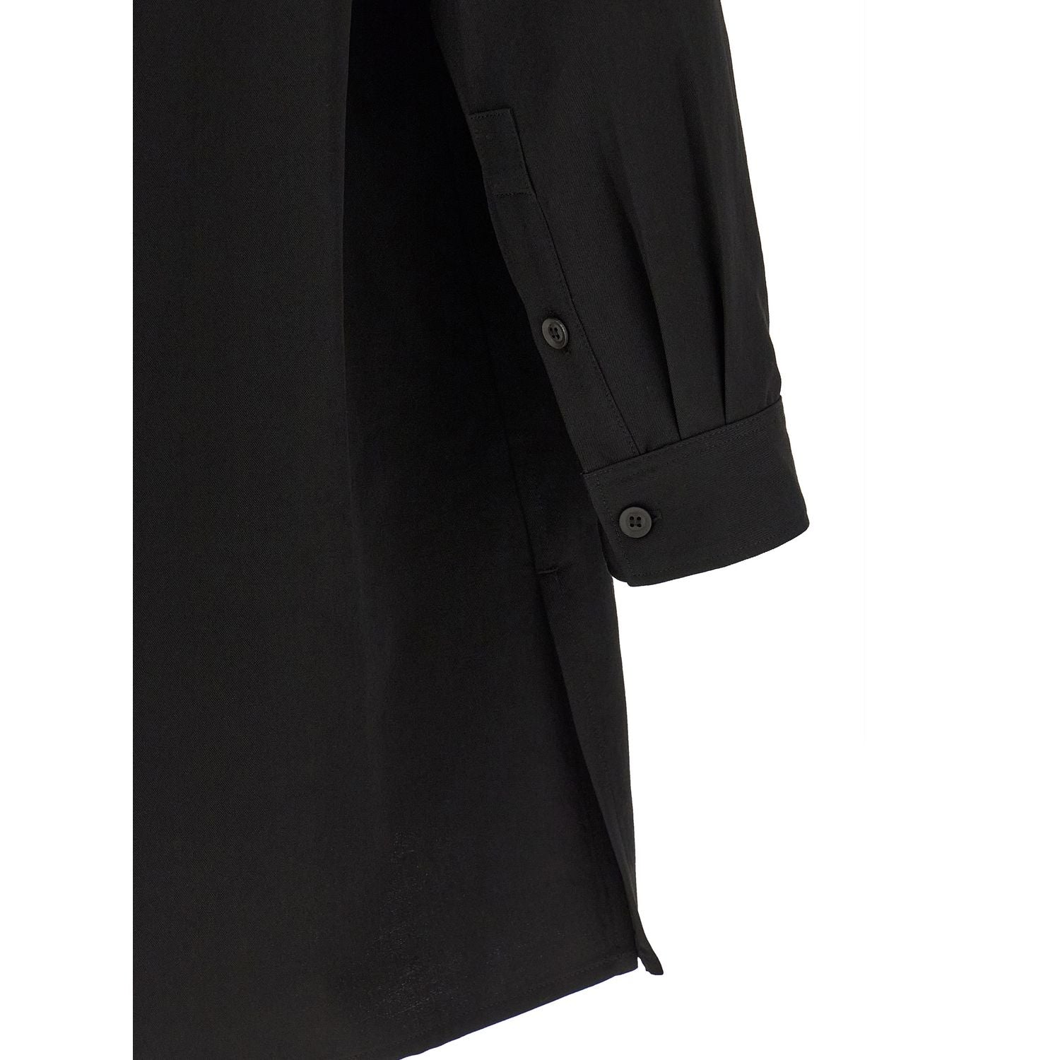 Yohji Yamamoto Black Wool Blouse