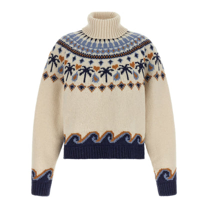 Alanui Multicolor Virgin Wool Cardigan