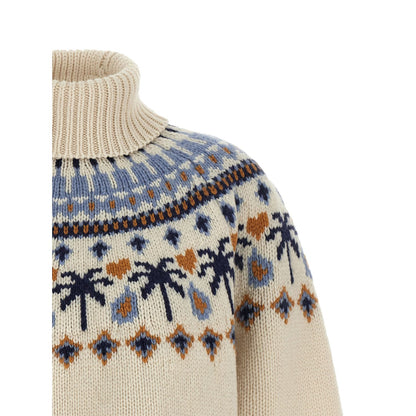 Alanui Multicolor Virgin Wool Cardigan