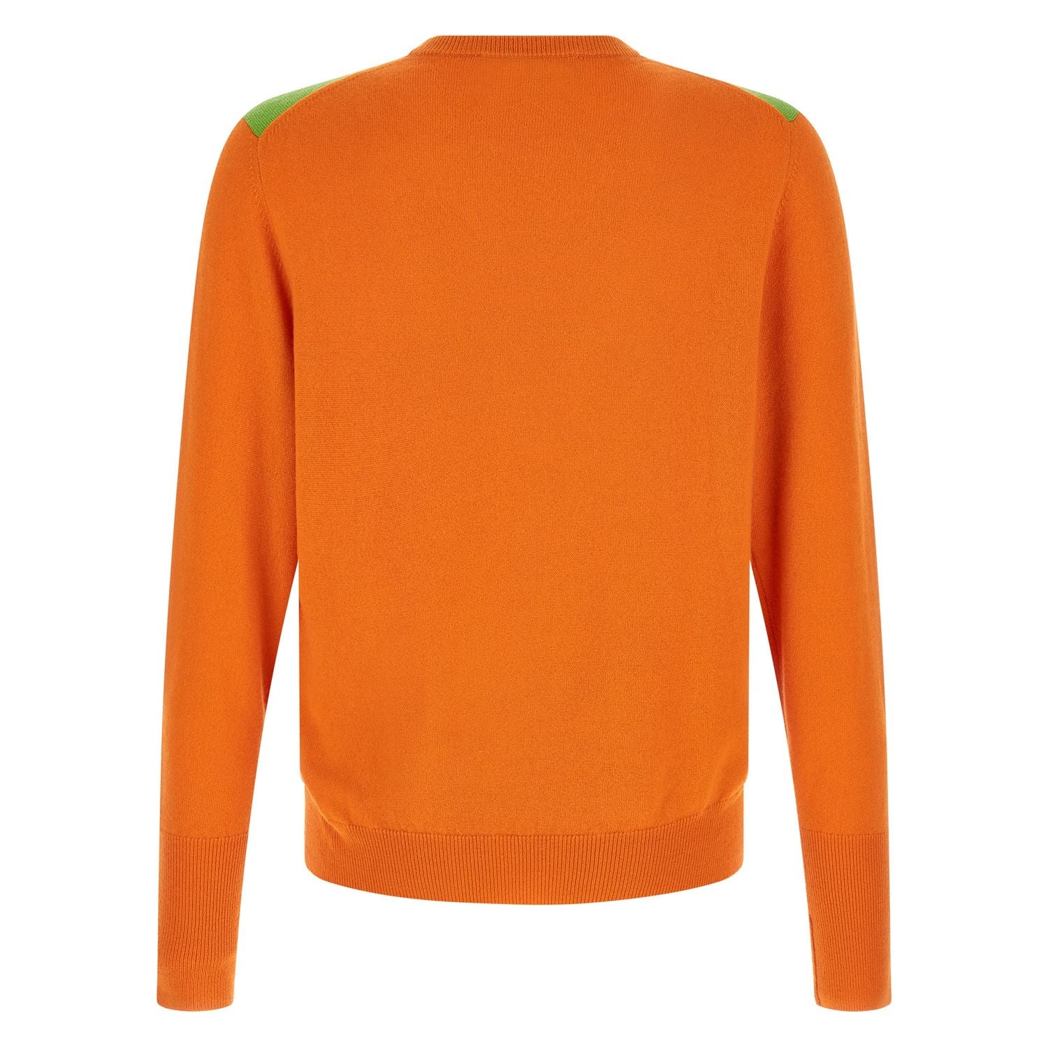 Ballantyne Orange Cashmere Cardigan