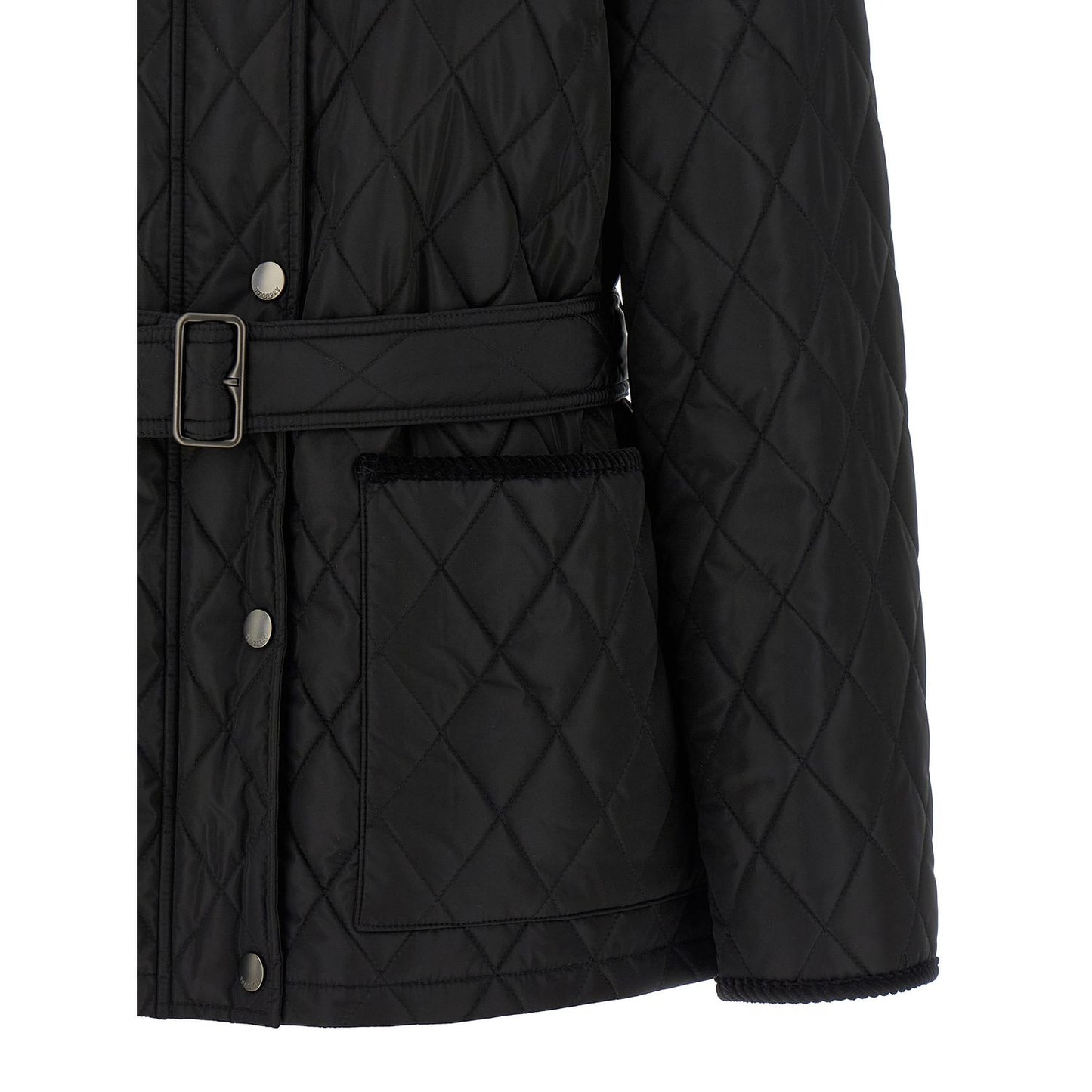 Burberry Black Polyamide Full-Length Jacket