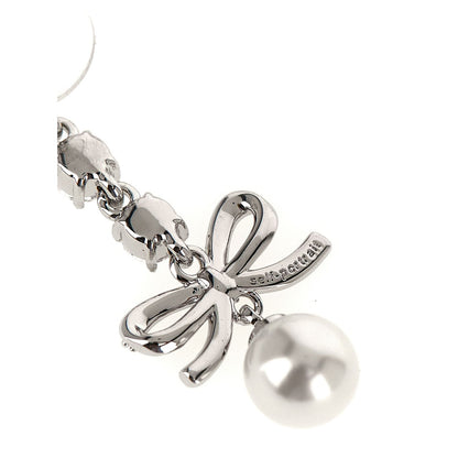 Self-Portrait Silver Brass Earrings