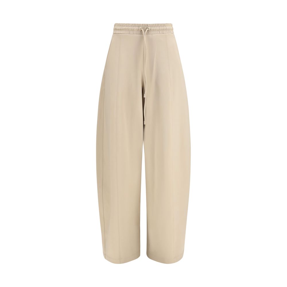 Max Mara Beige Polyamide Athletic Pants