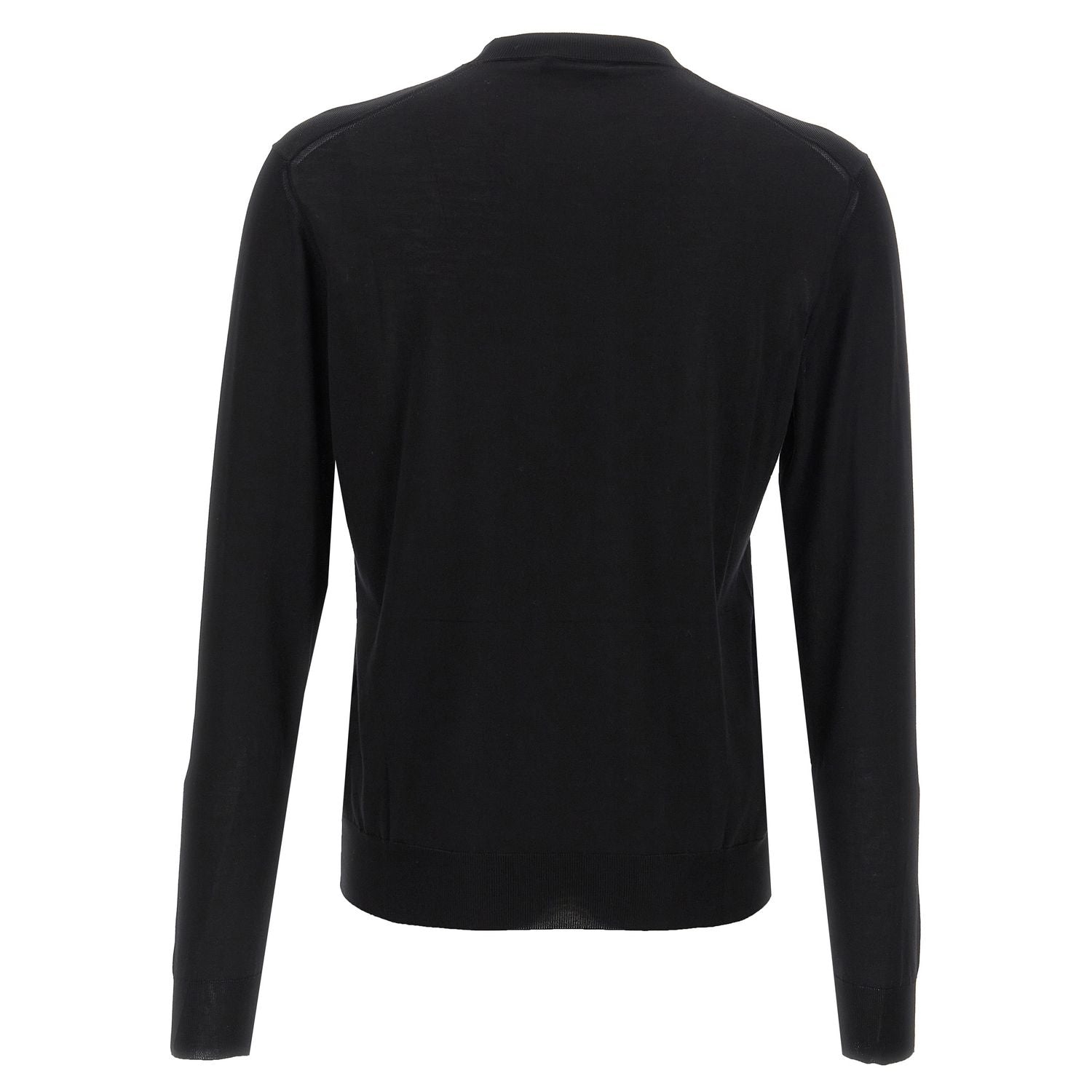 Prada Black Silk Cardigan