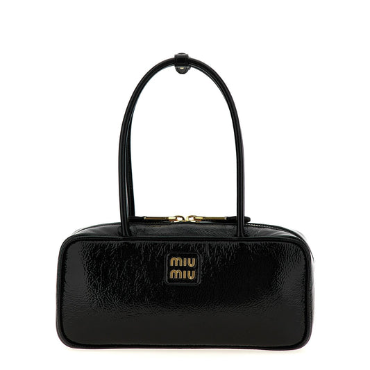 Miu Miu Black Lamb Leather Handbag