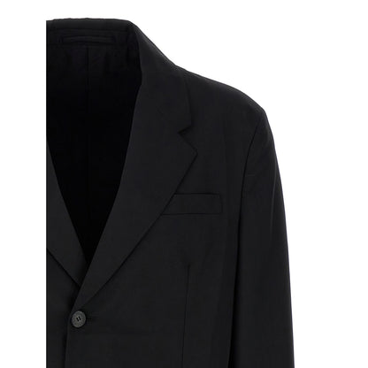 Prada Black Virgin Wool Blazer