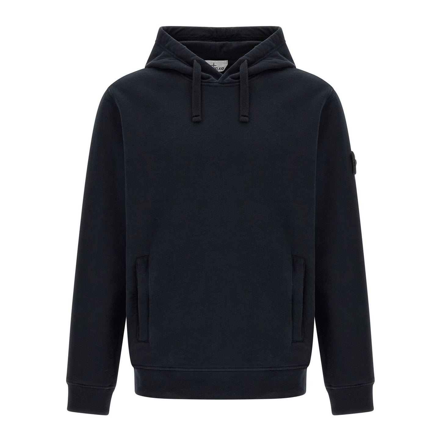 Stone Island Blue Cotton Sweatshirt