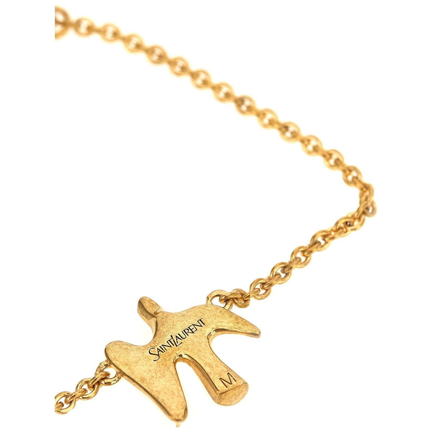 Saint Laurent Gold Brass Bracelet
