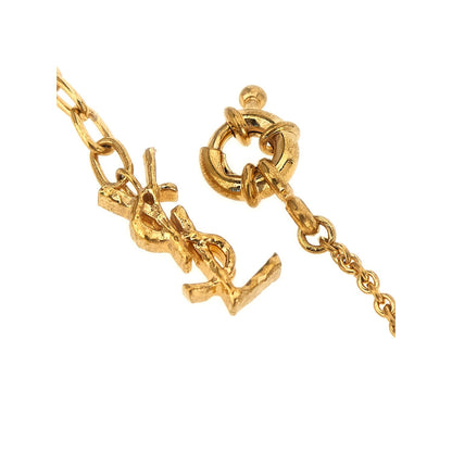 Saint Laurent Gold Brass Bracelet