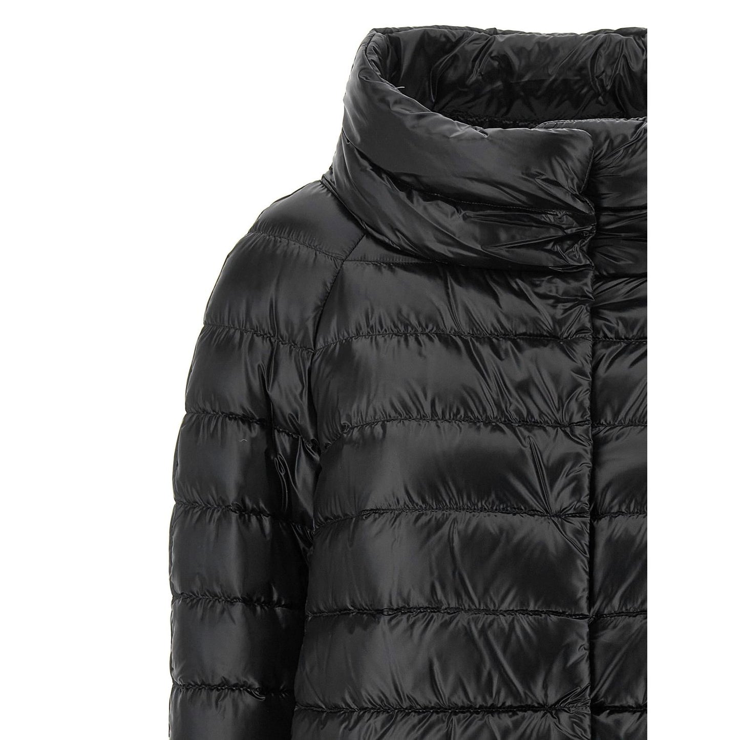 Herno Black Polyamide Full-Length Jacket