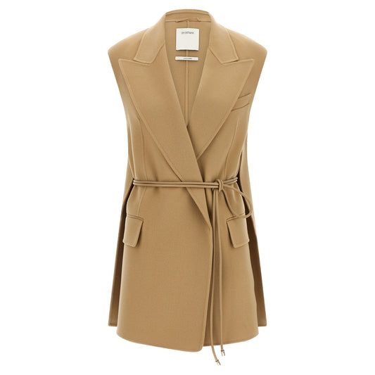 Sportmax Beige Wool Blazer