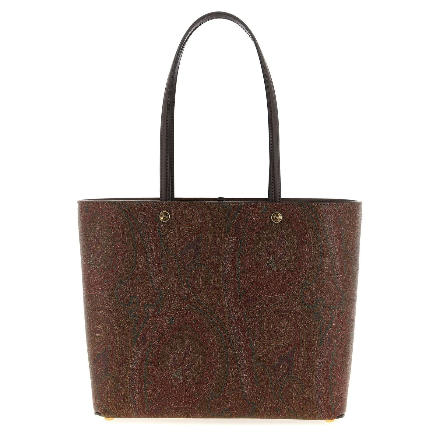 Etro Brown Cotton Tote Bag