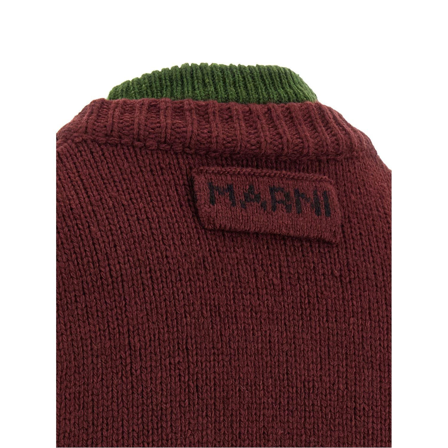 Marni Bordeaux Wool Sleeveless Jacket