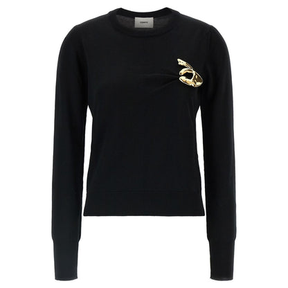 Coperni Black Virgin Wool Cardigan