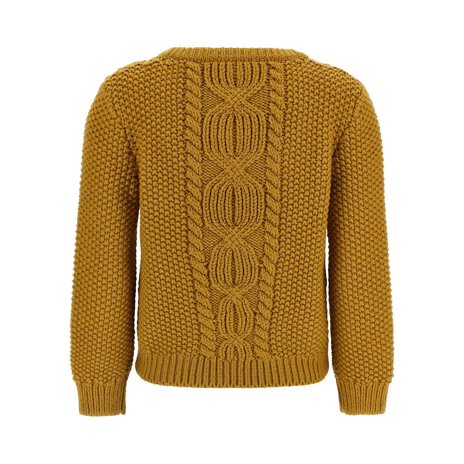 Saint Laurent Bicolor Wool Cardigan