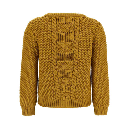 Saint Laurent Bicolor Wool Cardigan