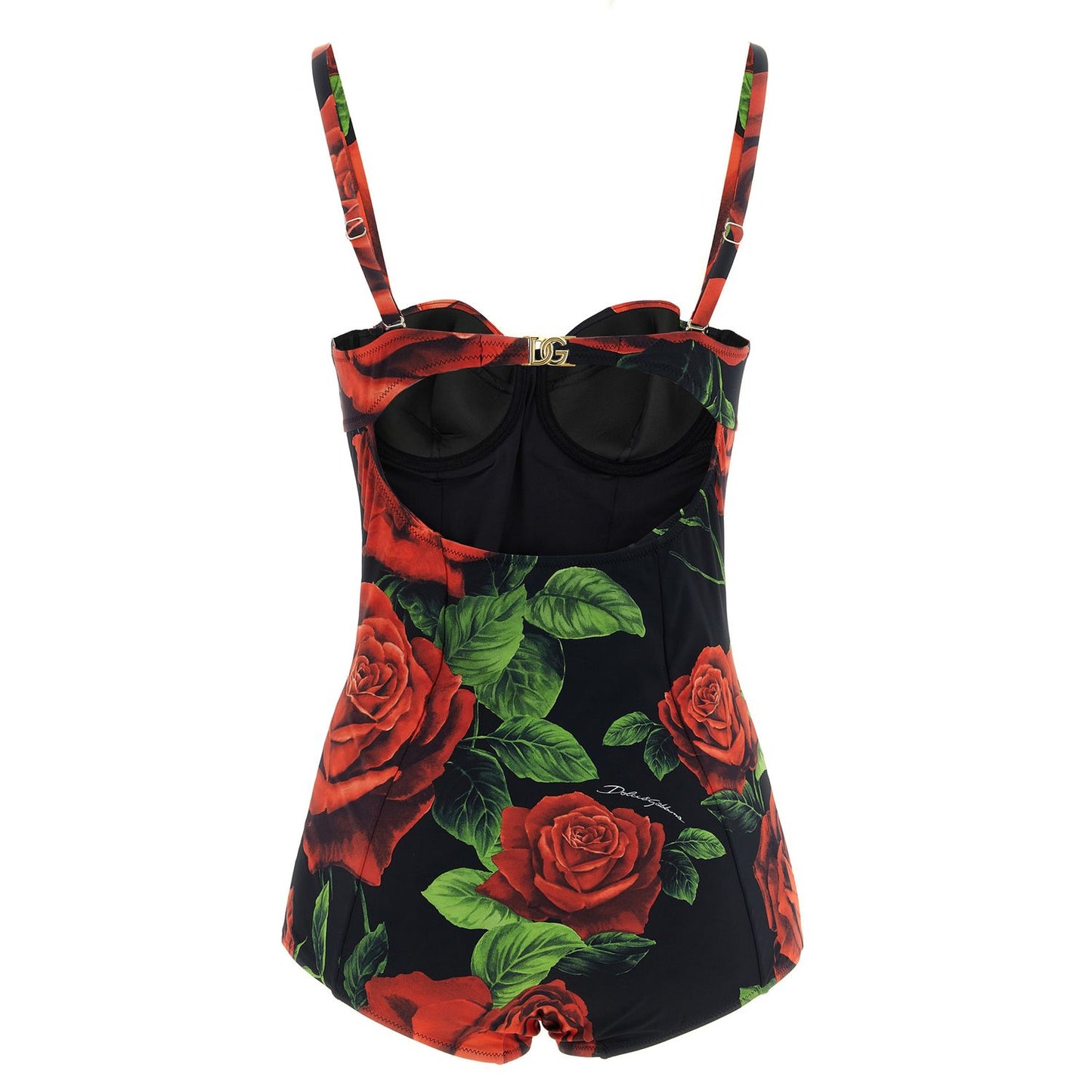 Dolce & Gabbana Multicolor Polyamide One-Piece Swimsuit