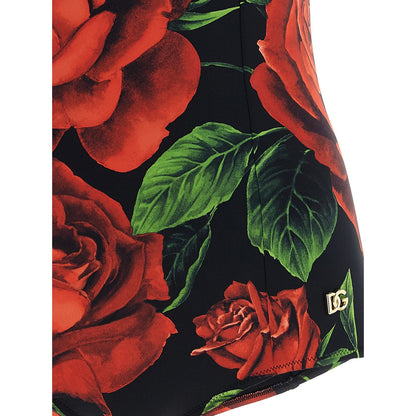 Dolce & Gabbana Multicolor Polyamide One-Piece Swimsuit