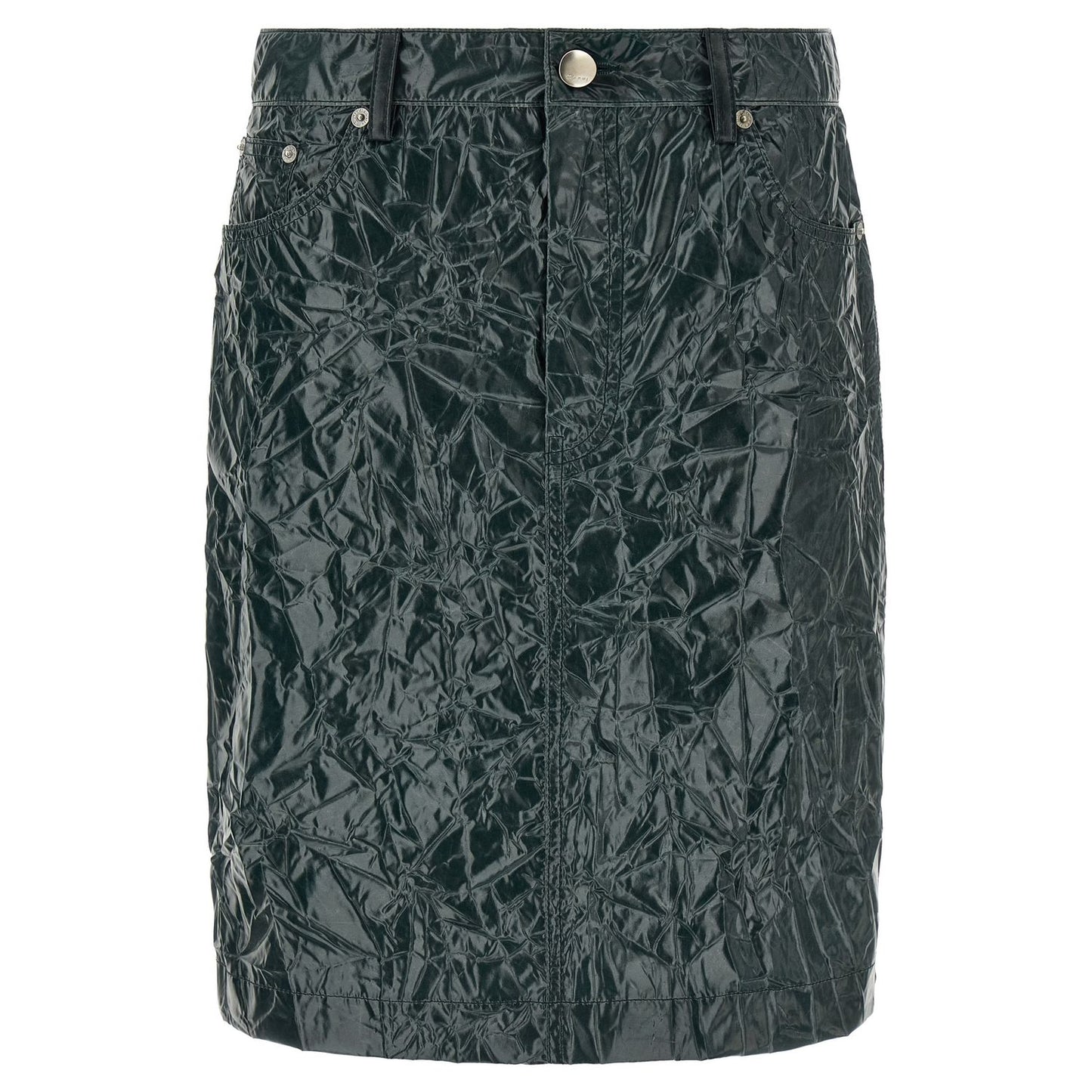 Marni Bicolor Polyester Midi Skirt