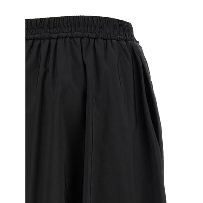 Max Mara Black Polyamide Mini Skirt