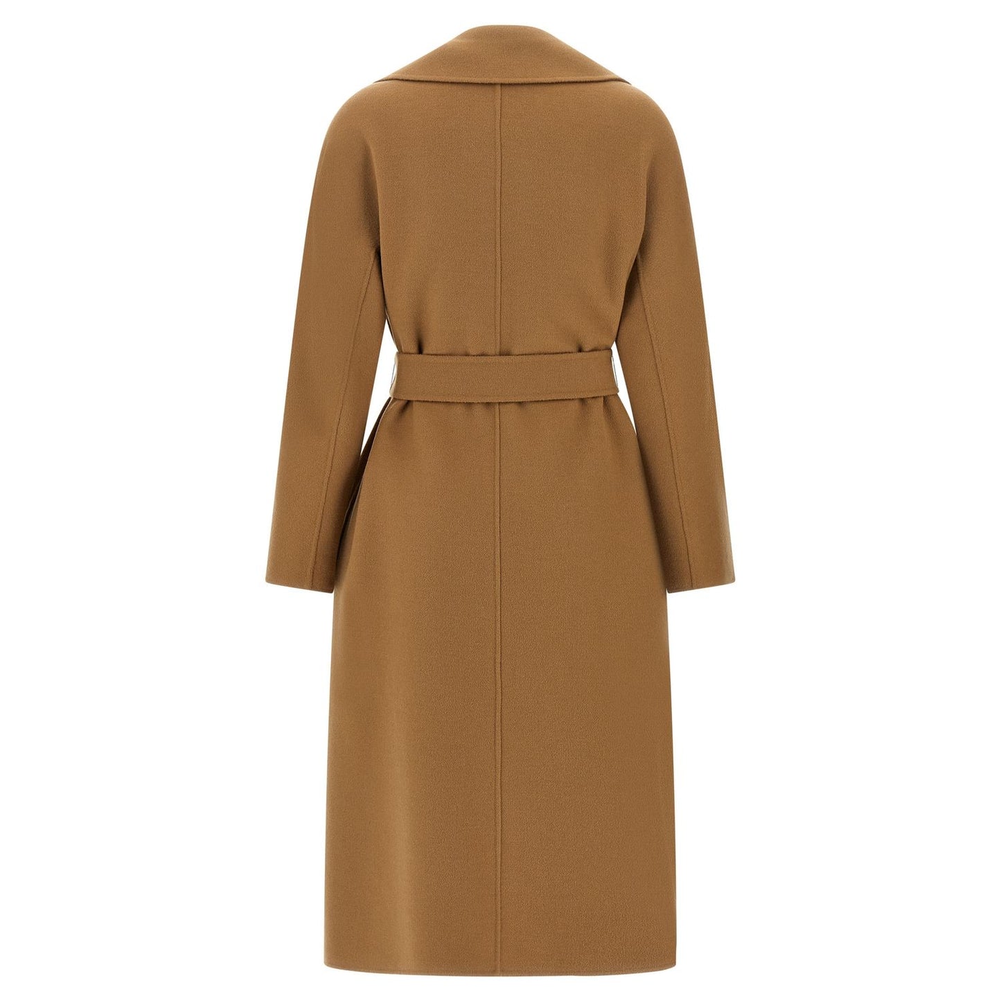 Max Mara Beige Virgin Wool Coat