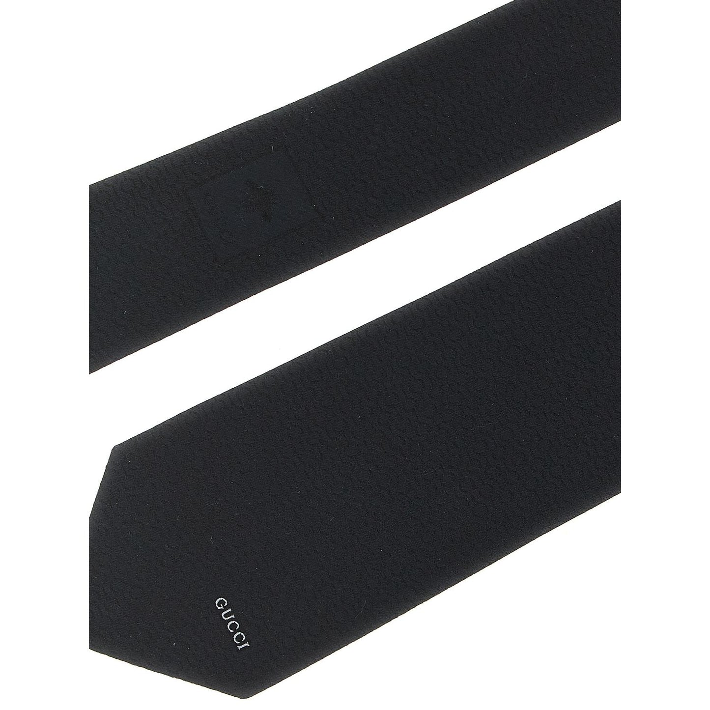 Gucci Black Silk Tie