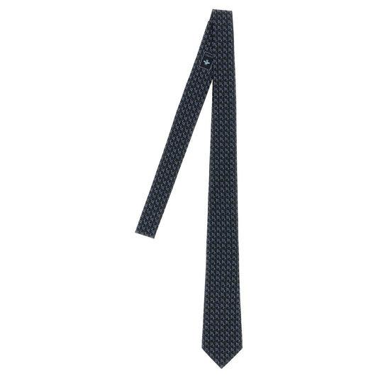 Gucci Blue Silk Tie