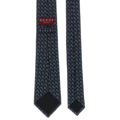 Gucci Blue Silk Tie