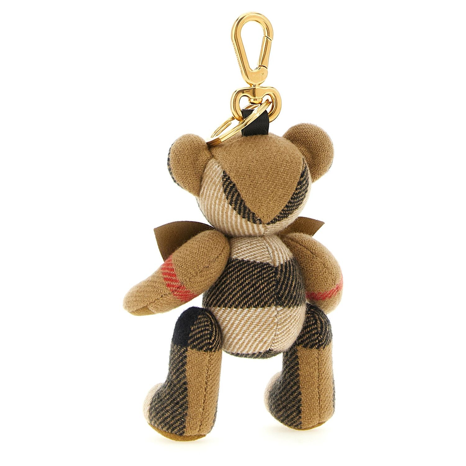 Burberry Beige Cashmere Keychain