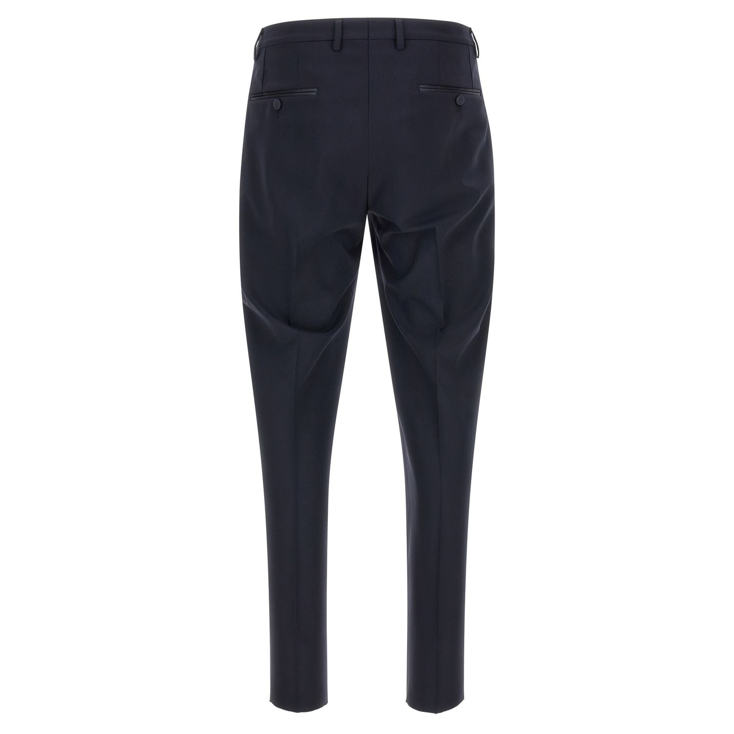Dolce & Gabbana Blue Virgin Wool Two-Piece Suit