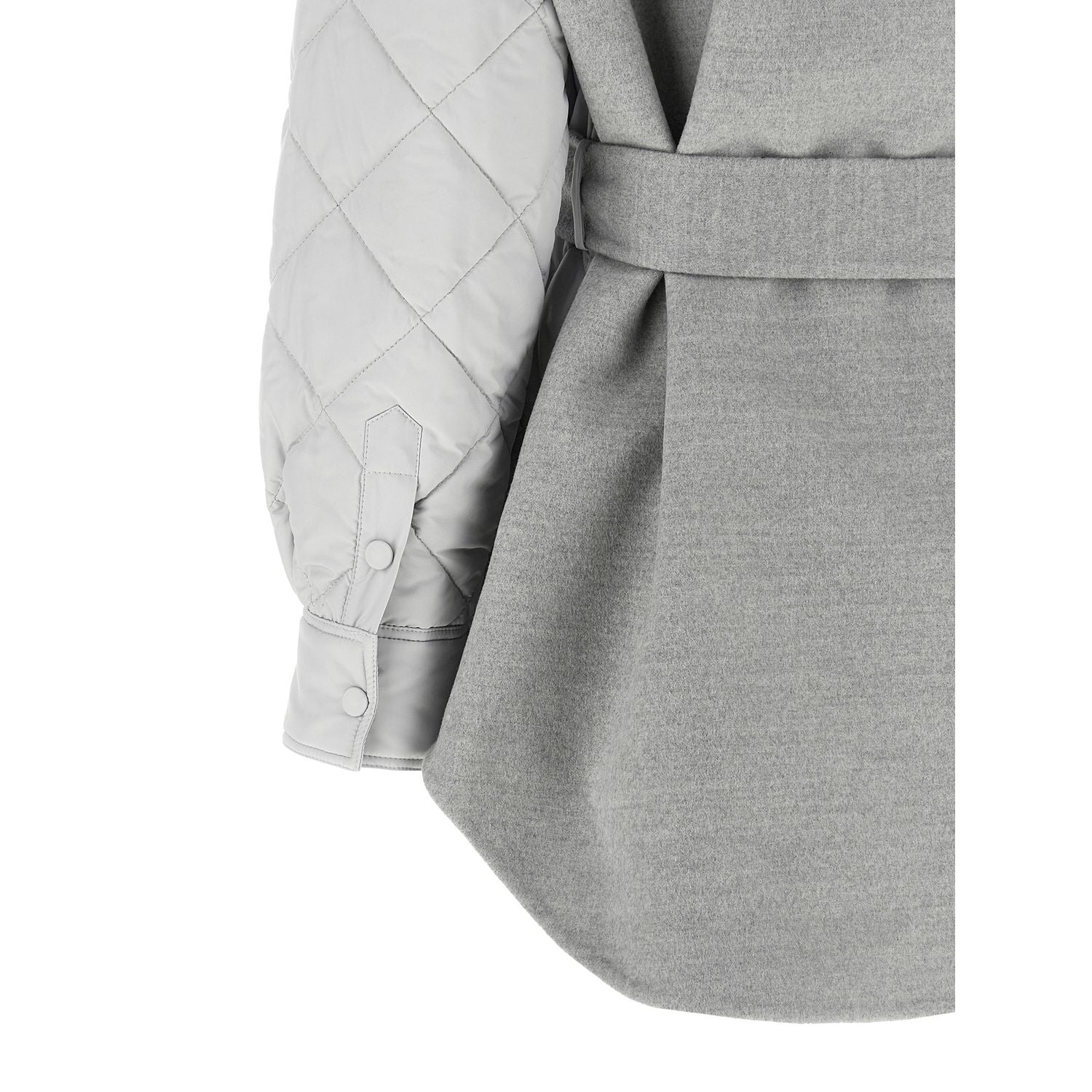 Fabiana Filippi Gray Polyester Shell Jacket