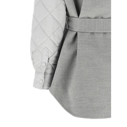 Fabiana Filippi Gray Polyester Shell Jacket