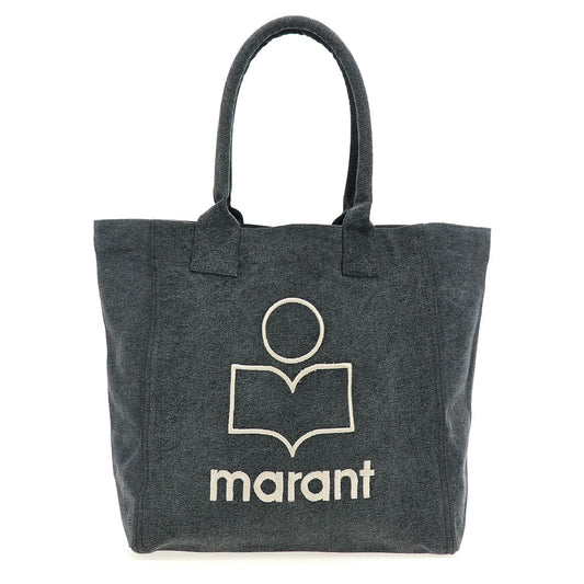 Isabel Marant Black Cotton Tote Bag