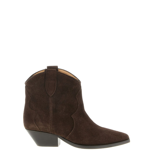 Isabel Marant Brown Calfskin Chelsea Boots