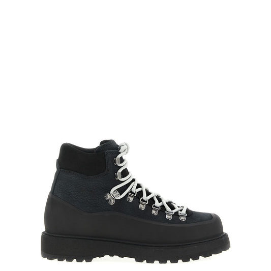 Diemme Black Cowhide Ankle Boots