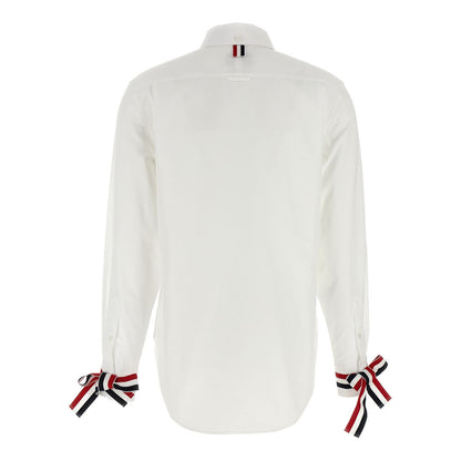 Thom Browne White Cotton Blouse